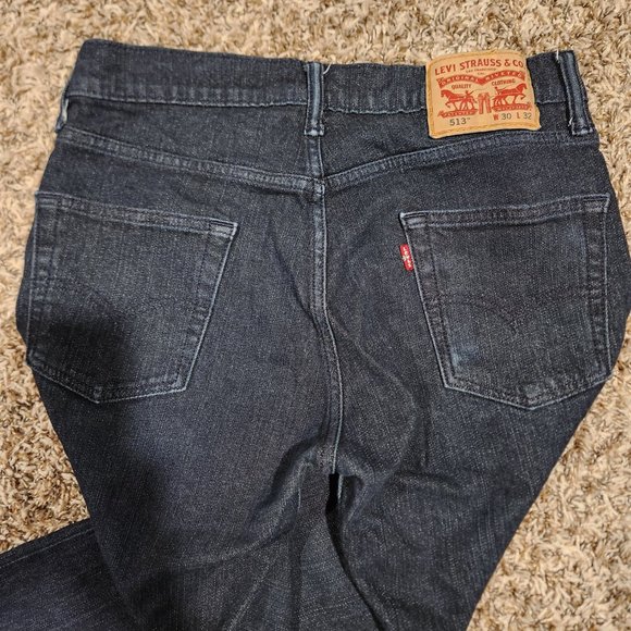 Classic Levi's 513 Style Mens Jeans - Picture 2 of 5